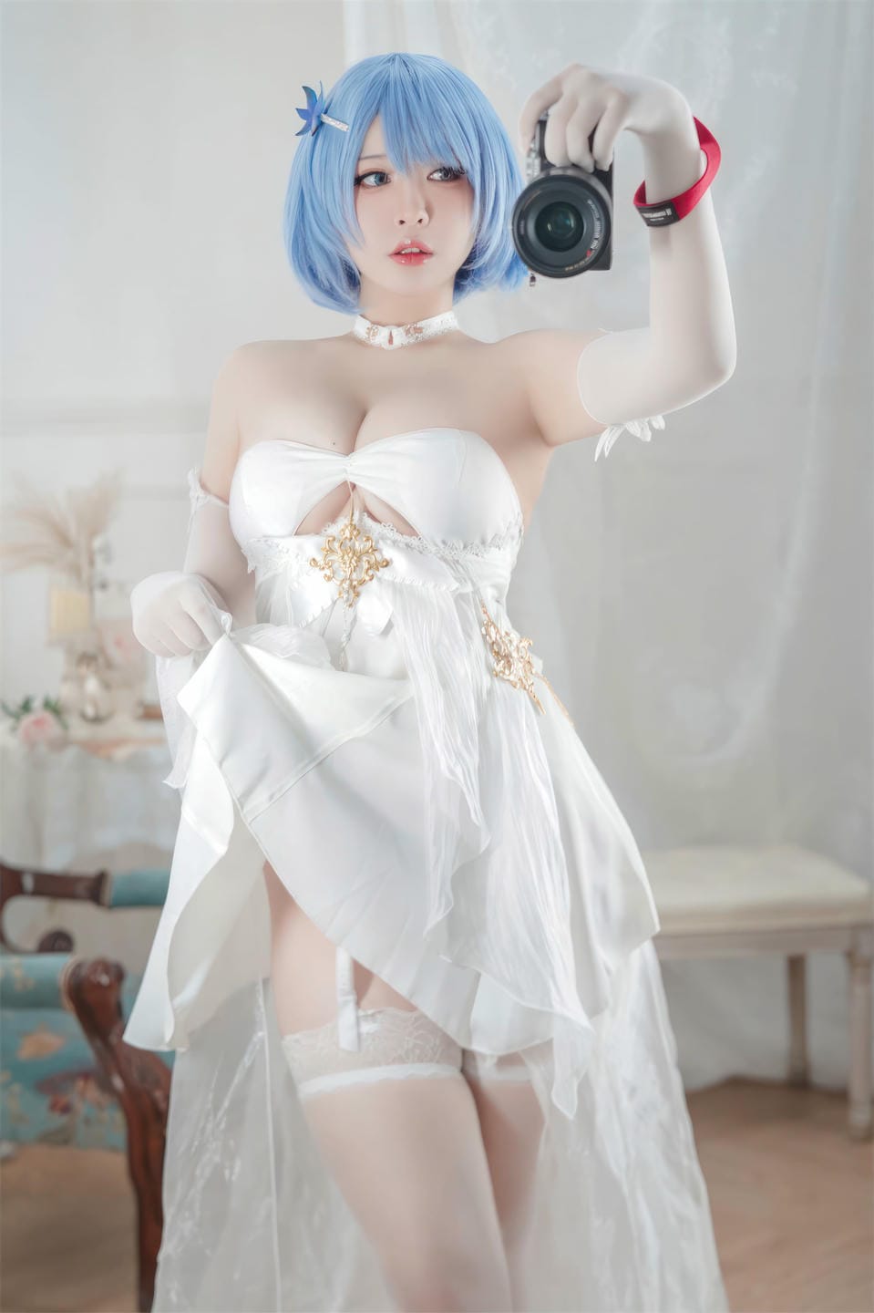 半半子 - 碧蓝航线 恰巴耶夫 白骑兵的旋律 礼服 [64P2V-306M] 1 (48).jpg